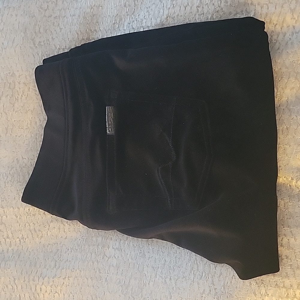 7 for all man kind black velvet leggings